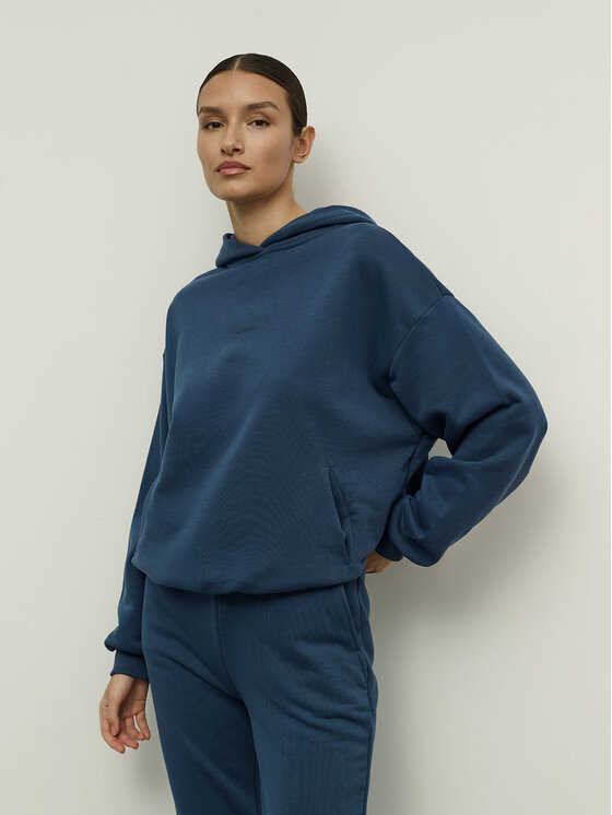 La Mania La Mania Felpa KEEP Blu Classic Fit