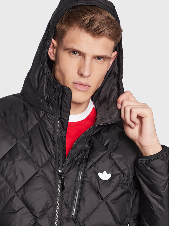 adidas adidas Geacă din puf Down Quilted Puffer HL9205 Negru Regular Fit