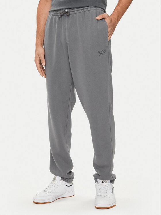 Reebok Teplákové nohavice Ri Washed 100200154 Sivá Regular Fit