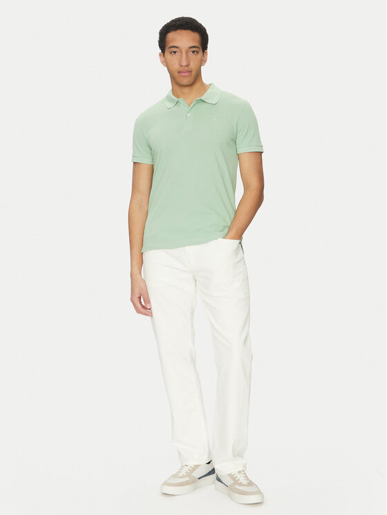 Geox Geox Polo majica M5511B T3240 F3274 Zelena Regular Fit