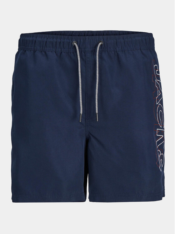 Jack&Jones Junior Jack&Jones Junior Kupaće gaće i hlače Fiji Double Logo 12256153 Tamnoplava Regular Fit
