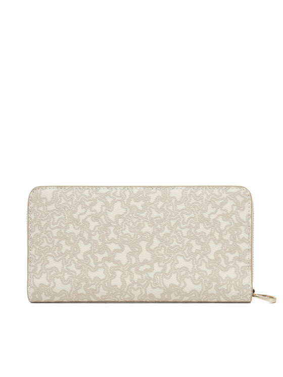 TOUS TOUS Portafoglio Kaos Mini Lines 2002183401 Beige