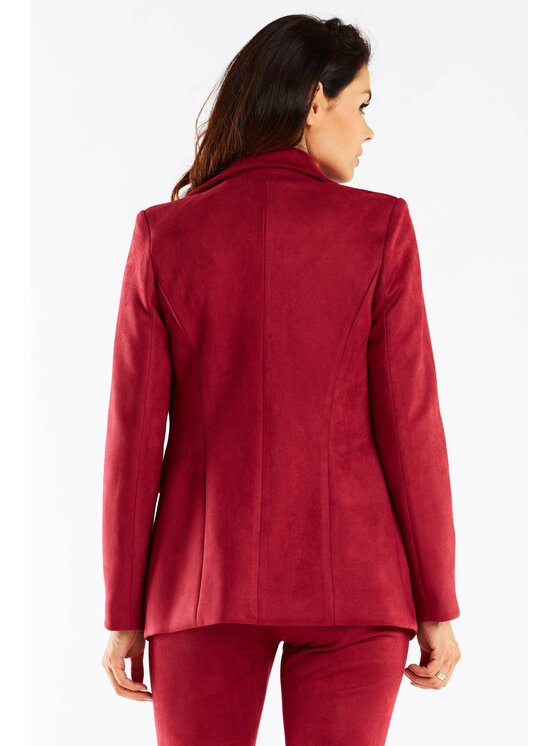 Awama Awama Giacca da abito A460 Bordeaux Basic Fit