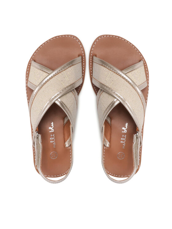 Nelli Blu Nelli Blu Sandály CM210804-8 Béžová