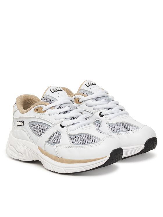 BOSS BOSS Sneakersy J52815 M Bílá