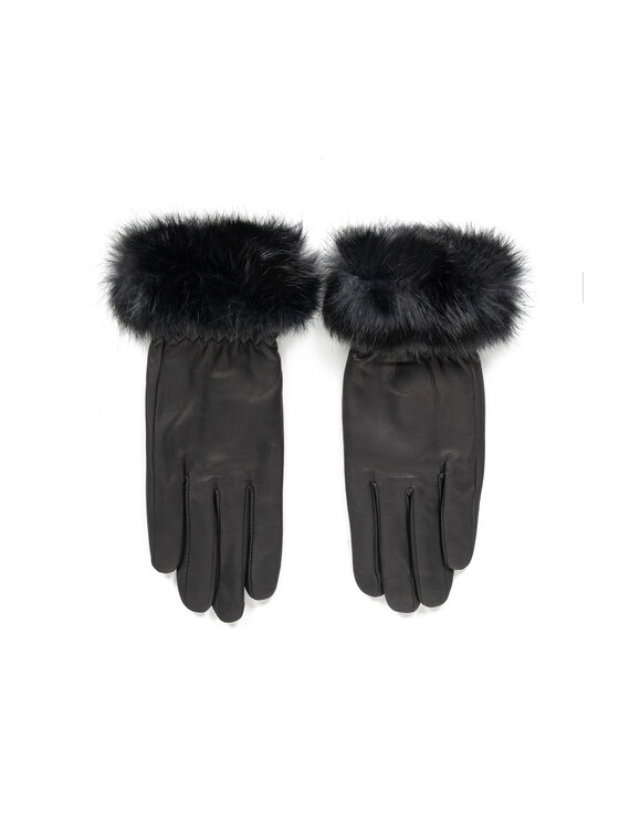 Deni Cler Milano Deni Cler Milano Rękawiczki Damskie T-DC-L059-E5-77-90-1 Czarny