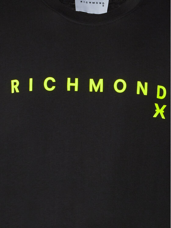 Richmond X Richmond X T-shirt Aaron UMP24004TS Crna Regular Fit