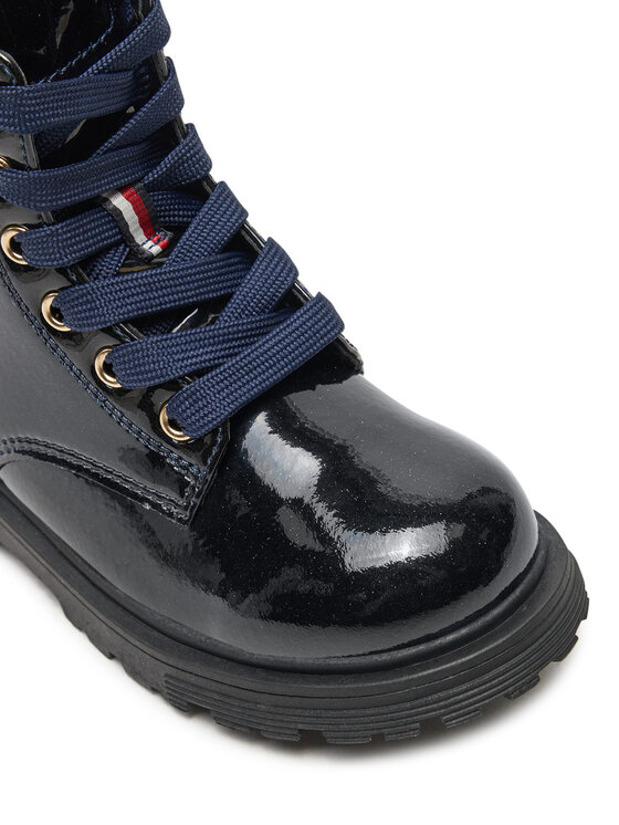 Tommy Hilfiger Tommy Hilfiger Csizma Lace-Up Bootie T1A5-33564-1237 M Sötétkék