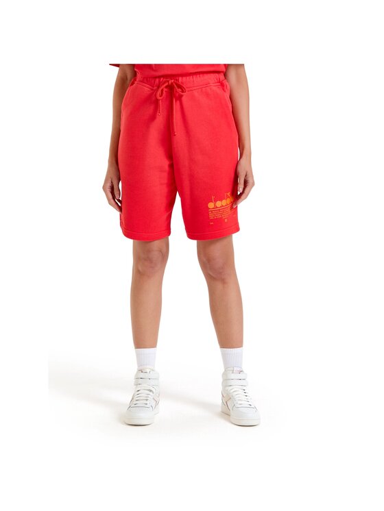 Diadora Diadora Szorty MANIFESTO Czerwony Regular Fit
