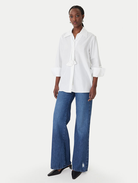 Marella Marella Camicia Tabarin 2613111074 Bianco Regular Fit