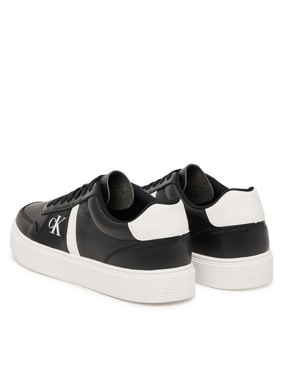 Calvin Klein Calvin Klein Αθλητικά Classic Cups Lace Lth Emb Tongue HM0HM02237 Μαύρο