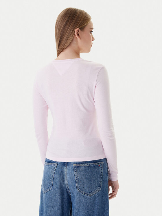 Tommy Jeans Tommy Jeans Blúzka Essential DW0DW21844 Ružová Regular Fit