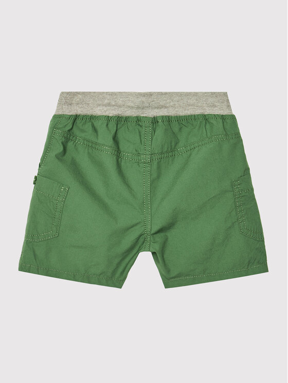 United Colors Of Benetton United Colors Of Benetton Auduma šorti 4AC7G900I Zaļš Regular Fit