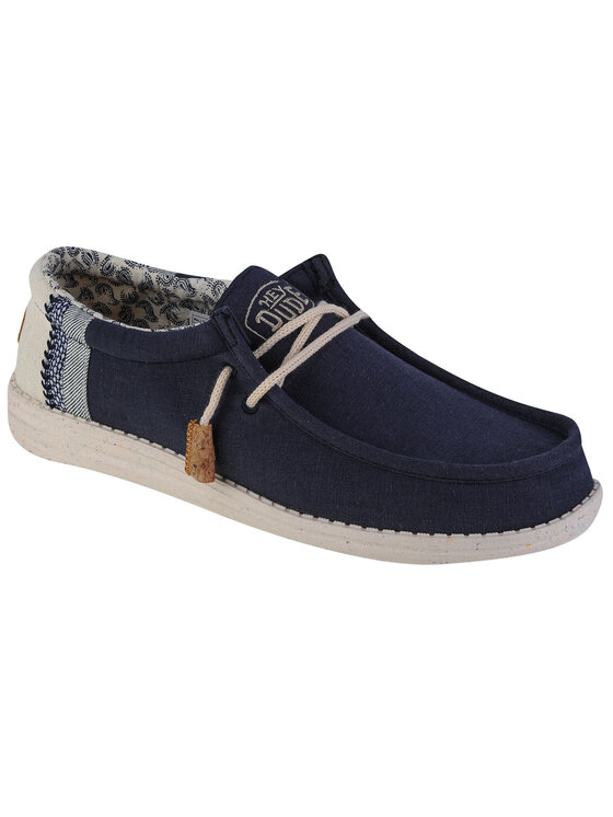 Hey Dude Hey Dude Sneakers Hey Dude Wally Break Stitch Blu