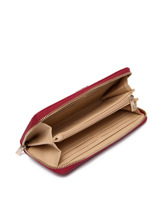 Guess Guess Veliki ženski novčanik Laurel II Slg SWZG74 59146 Tamnocrvena