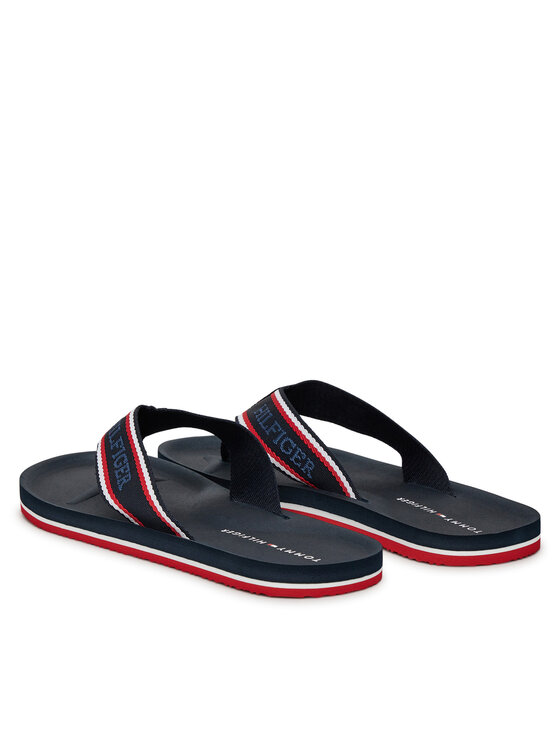 Tommy Hilfiger Tommy Hilfiger Japanke Comfort Hilfiger Beach Sandal FM0FM05510 Tamnoplava