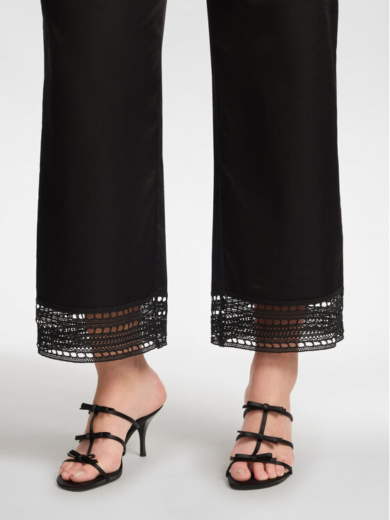 Elena Mirò Elena Mirò Pantaloni di tessuto P008P000456N033 Nero Regular Fit