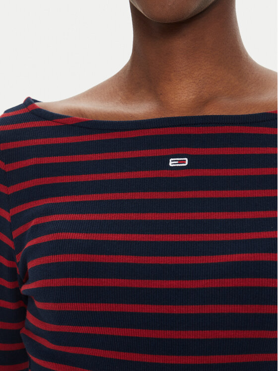 Tommy Jeans Tommy Jeans Särkpluus Breton DW0DW19817 Punane Slim Fit