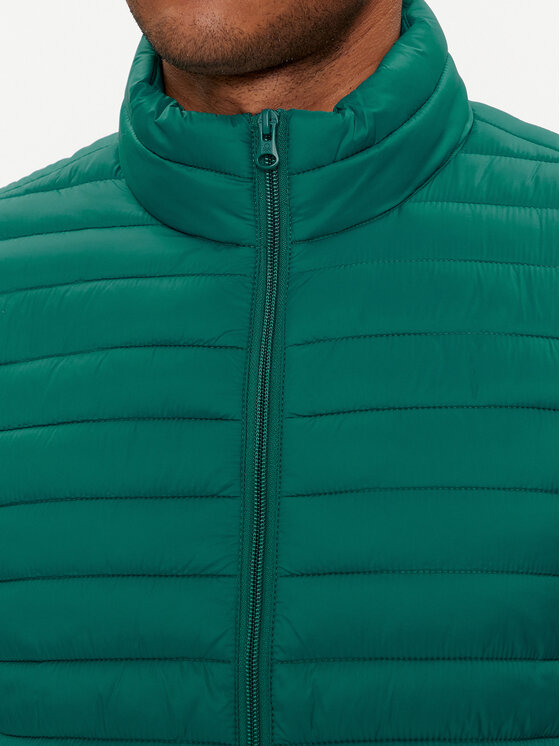 United Colors Of Benetton United Colors Of Benetton Átmeneti kabát 2BA2UN028 Zöld Regular Fit