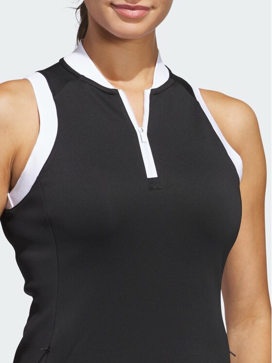 adidas adidas Sukienka tenisowa ULTIMATE365 SLEEVELESS Czarny Regular Fit