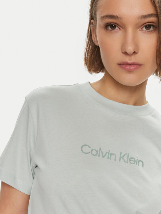 Calvin Klein Calvin Klein T-Shirt Hero Logo K20K205448 Zielony Regular Fit