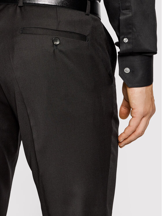 Pantaloni di tessuto 80-134N0 CG CHAZ Nero Slim