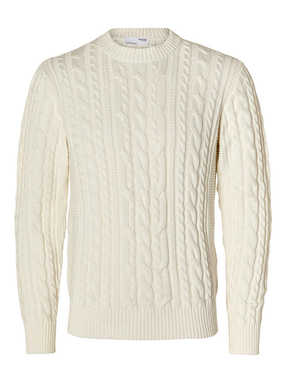 Selected Homme Selected Homme Pullover 16090716 Écru Regular Fit
