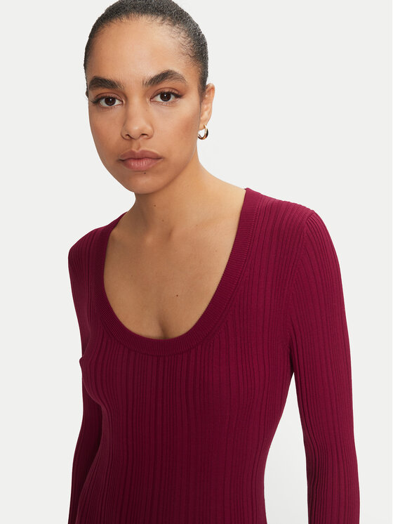 HUGO Hugo Kasdieninė suknelė Sarpheta 50519893 Vyšninė Slim Fit