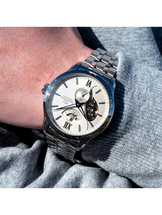 Orient Star Orient Star Zegarek RE-AV0B01S00B Srebrny