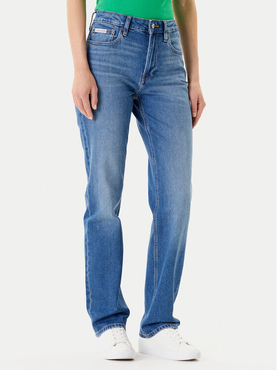 Calvin Klein Jeans Calvin Klein Jeans Jeansy LV047B913G Modrá Straight Fit