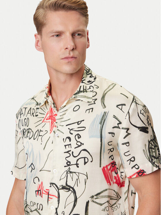 Baldessarini Baldessarini Camicia B3 76002.3725 Bianco Regular Fit