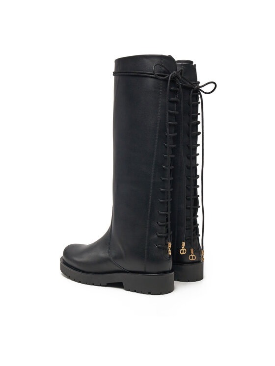 TWINSET TWINSET Kozaki 242TGT164 Czarny