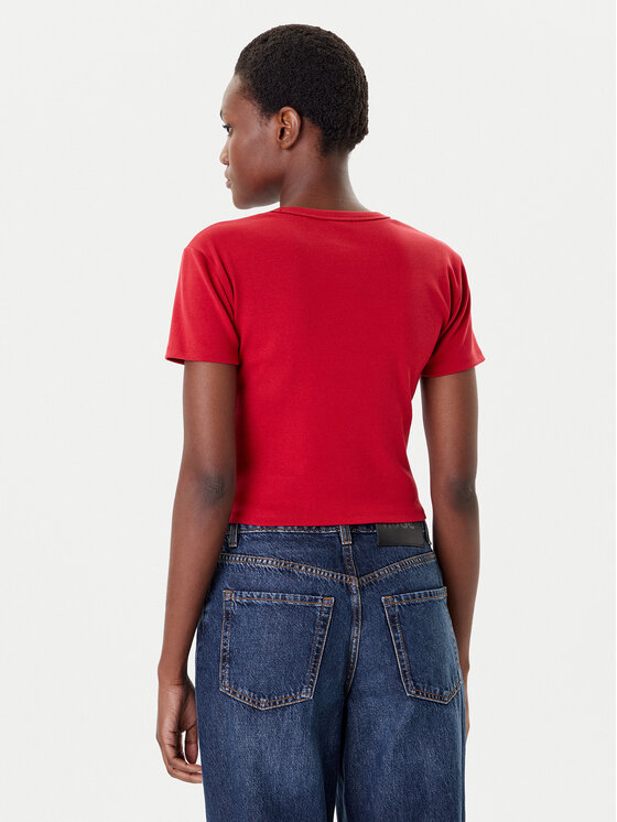 HUGO HUGO T-shirt Delanor 50512000 Crvena Slim Fit