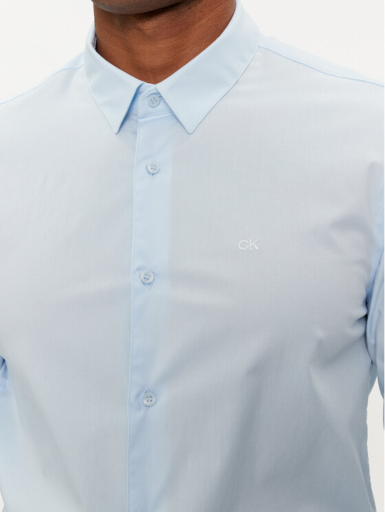 Calvin Klein Calvin Klein Srajca K10K110856 Svetlo modra Slim Fit