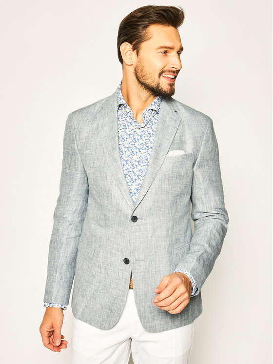 Strellson Strellson Піджак Alzer 30021968 Голубий Slim Fit