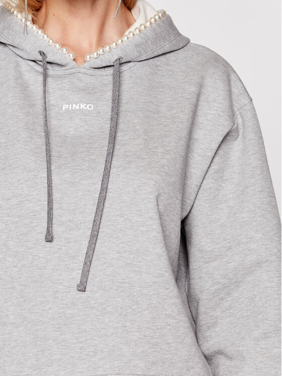 PINKO Pinko Суитшърт Actors Al 20-21 PRR 1N12XX Y75F Сив Regular Fit