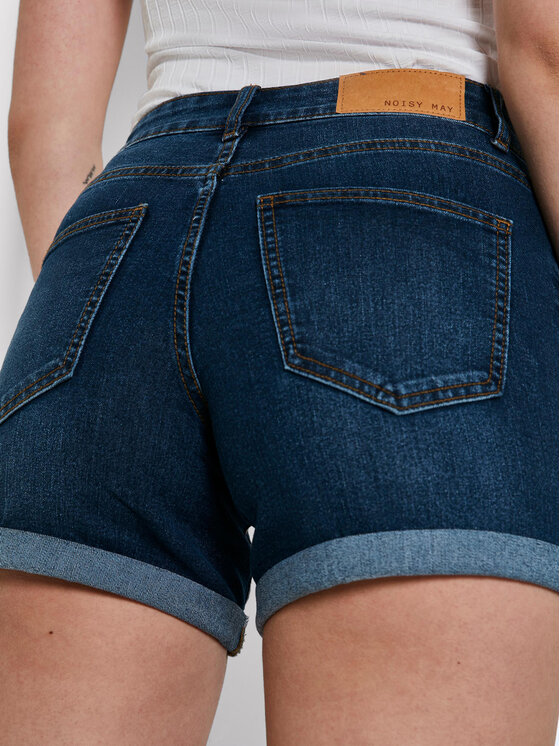 Noisy May Noisy May Pantaloni scurți de blugi Be Lucy 27019454 Bleumarin Slim Fit