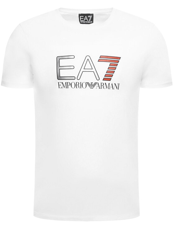 EA7 Emporio Armani EA7 Emporio Armani T-shirt 3HPT05 PJ03Z 1100 Blanc Regular Fit