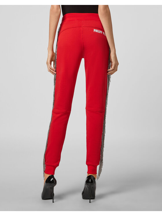 PHILIPP PLEIN PHILIPP PLEIN Joggery 21921 Czerwony Regular Fit