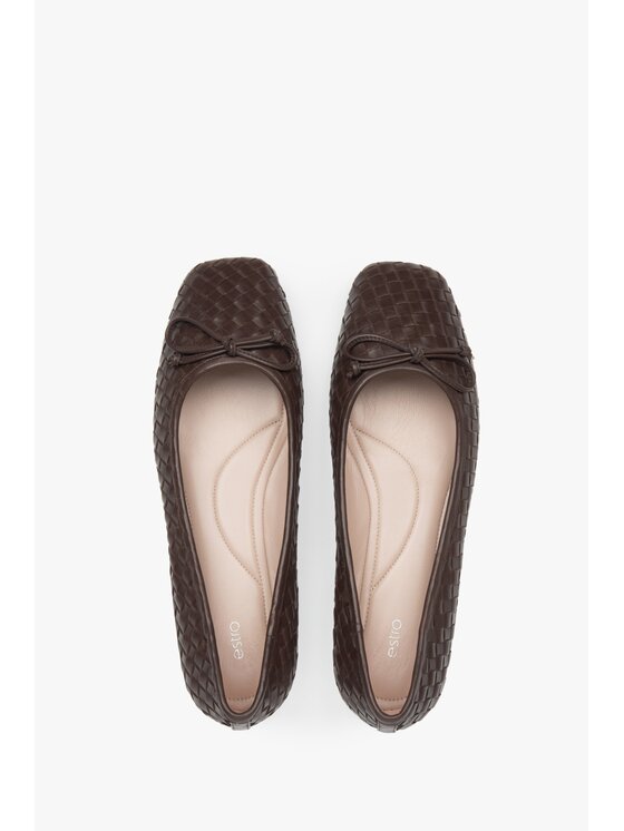 Estro Estro Ballerine ER00117154 Marrone