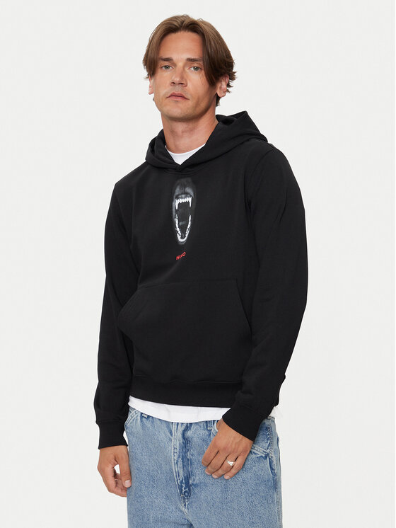 Hugo Bluză Dartchon 50525054 Negru Regular Fit