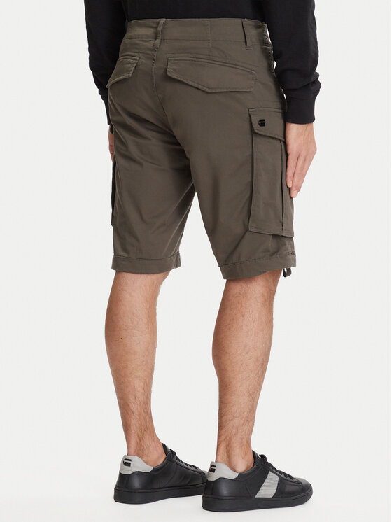 G-Star Raw G-Star Raw Szorty materiałowe Rovic Zip D26214-5126 Zielony Relaxed Fit