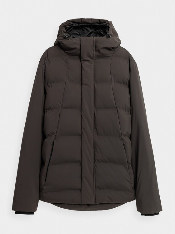 4F 4F Télikabát 4FAW23TDJAM249 Khaki Regular Fit