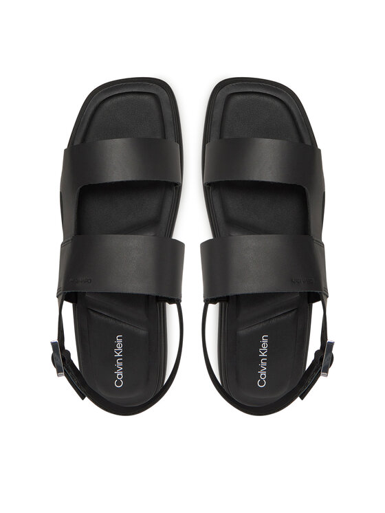 Calvin Klein Calvin Klein Sandále Back Strap W/ Buckle HM0HM01736 Čierna