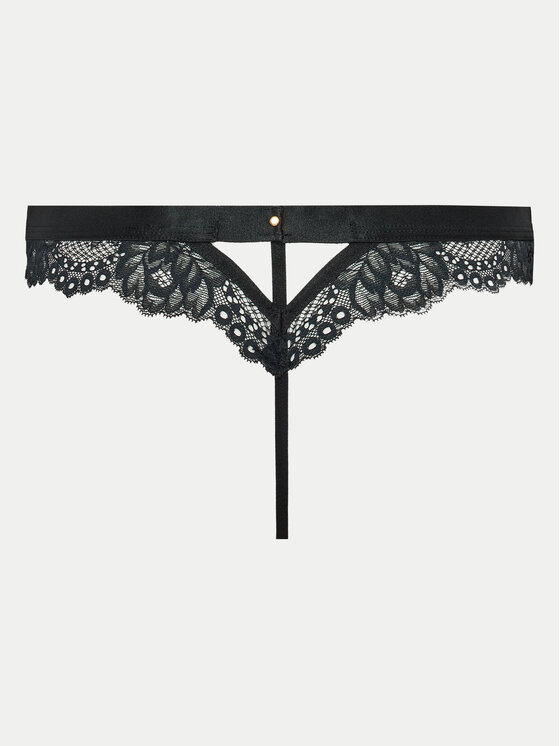 Hunkemöller Hunkemöller Stringové nohavičky Talia 204569 Čierna