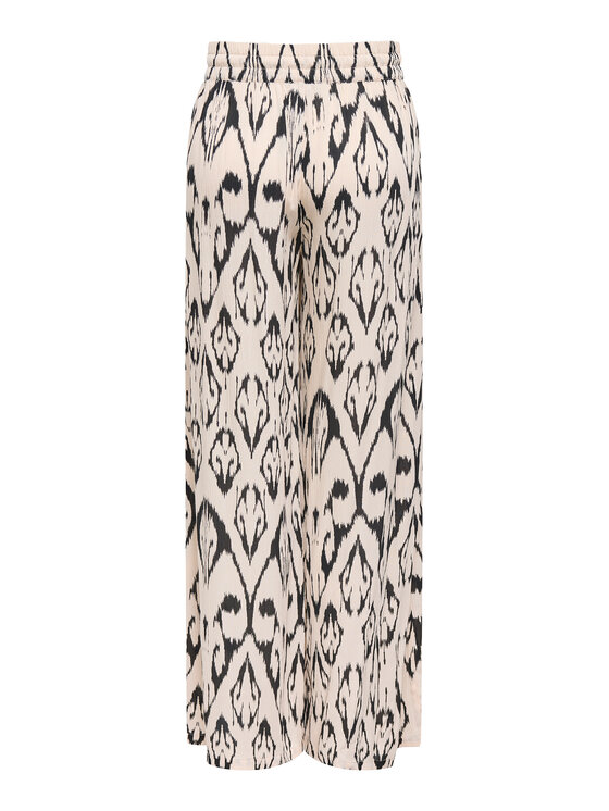 JDY JDY Medžiaginės kelnės Bree 15320106 Smėlio Wide Leg