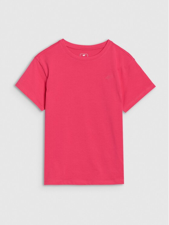 4F 4F T-Shirt 4FJWSS25TTSHF2326-55S Ροζ Oversize