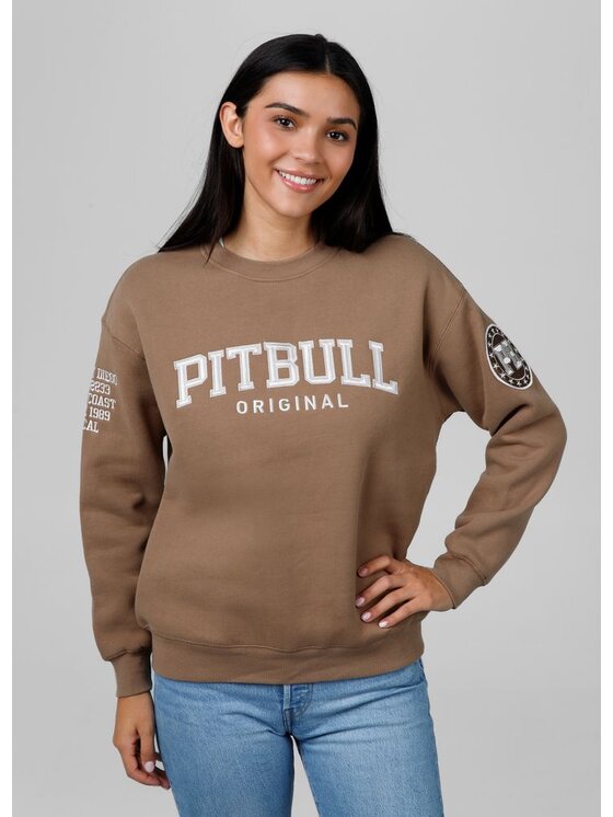 Bluza PITBULL, Rozmiar L, Brązowy, Bluza damska oversize Tyrian XL