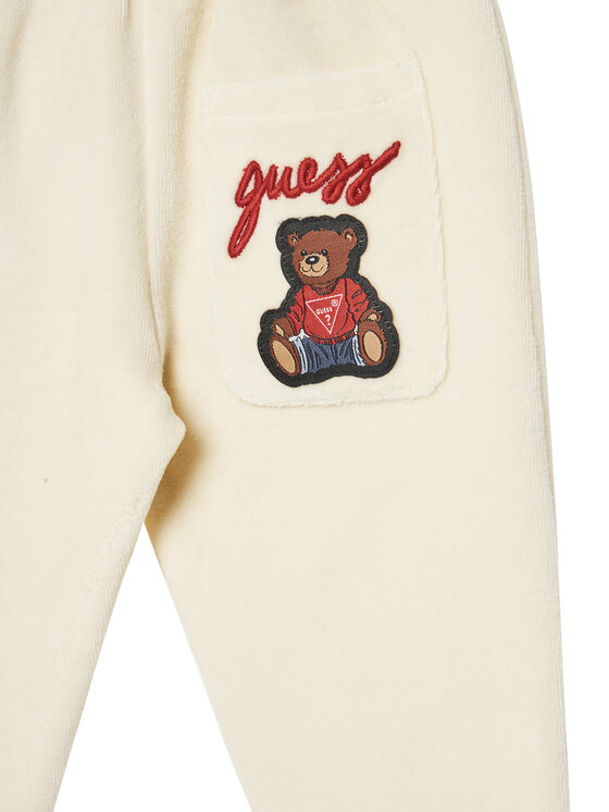 Guess Guess Jogginganzug I4BG05 KAVN4 Écru Regular Fit