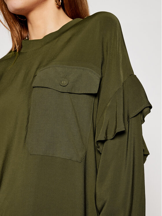 TWINSET TWINSET Bluse 211TT2163 Grün Regular Fit